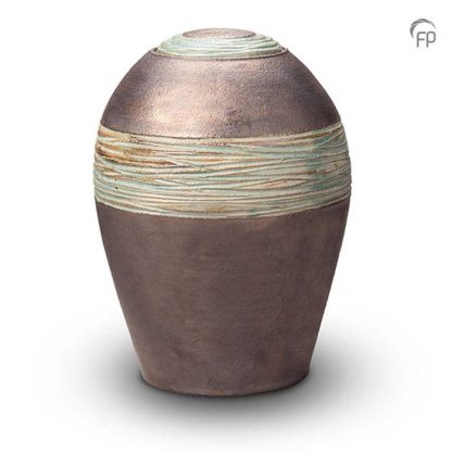 KU 304 Keramische urn metallic