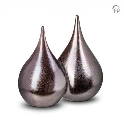 KU 511 Keramische Duo urn teardrop