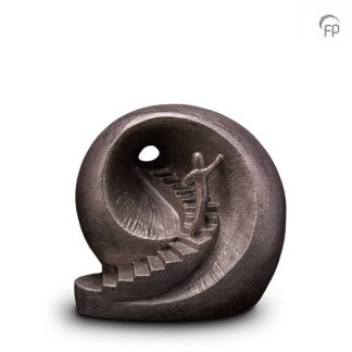 UGKS 041 B Keramische urn zilver Naar het licht