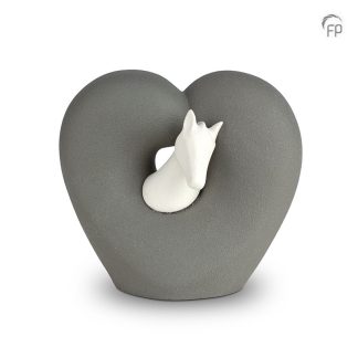 PU 203 Porseleinen dierenurn