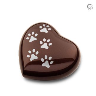 HUH 012 M Metaal dierenurn hart medium