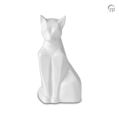 KU 164 Keramische dierenurn Kat glans
