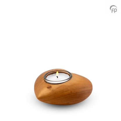 WU 021 K Houten kaarshouder - Afbeelding 2